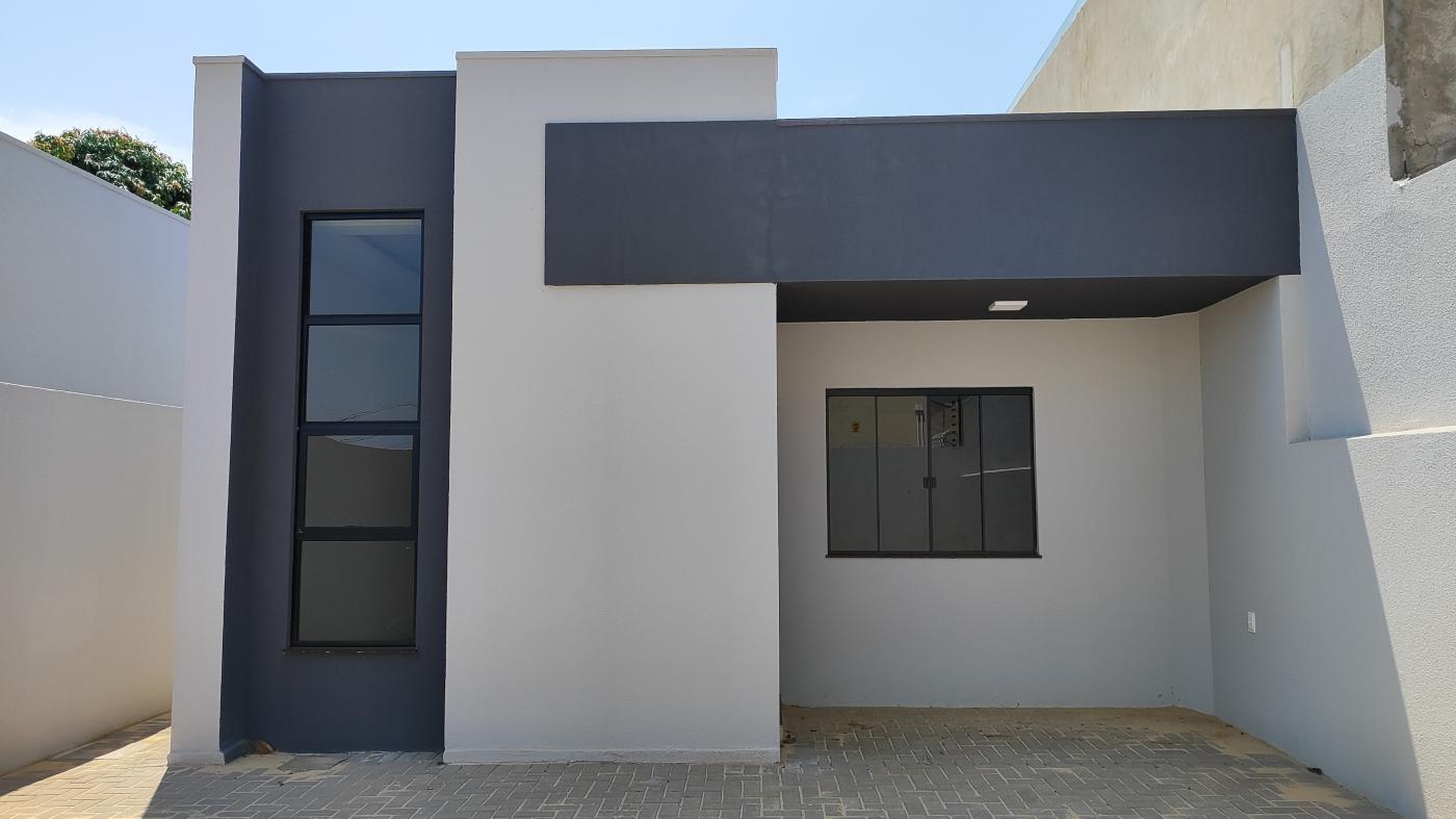 Casa para Venda - Cascavel / PR no bairro Loteamento Nova Cidade, 3  dormitórios, sendo 1 suíte, 1 banheiro, 2 vagas de garagem, área construída  71,00 m², terreno 150,00 m²